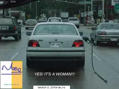 BMW - Da,este femeie! - masini